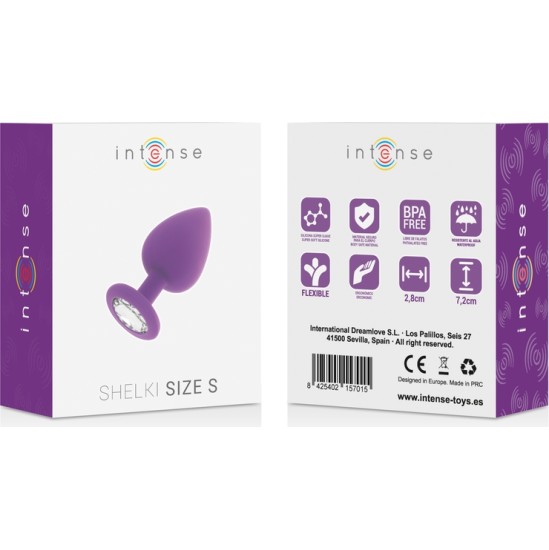 Intense Anal Toys INTENSE SHELKI S PLUG ANAL PURPLE