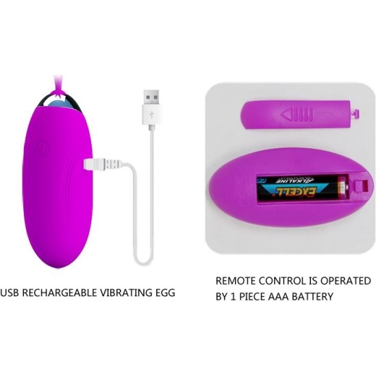 Prettylove Vibrating Egg Remote Control Jenny