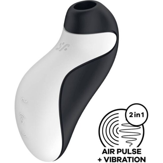 Satisfyer Air Pulse APMIERINĀTĀJS - ORCA GAISA PULSE STIMULATORS + VIBRĀCIJA