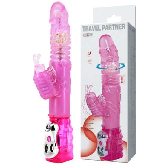 Baile Rotations BAILE - TRAVEL PARTNER UP & DOWN ROTATOR RABBIT PINK