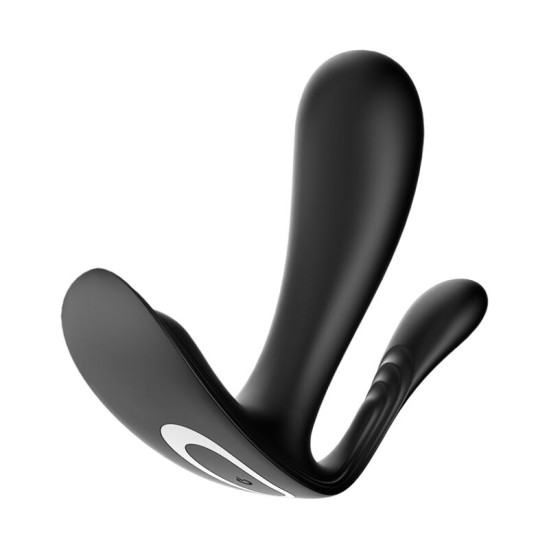 Satisfyer Vibrator APMIERINĀTĀJS - SEVIŠĶI SLEPENI + MELNS VIBRATORS