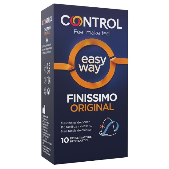 Control Condoms CONTROL ADAPTA EASY WAY FINISSIMO 10 VIENĪBAS