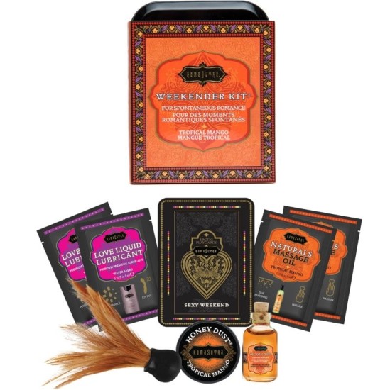 Kamasutra  Cosmetics KAMASUTRA WEEKENDER ALVA KOMPLEKTS TROPISKO MANGO