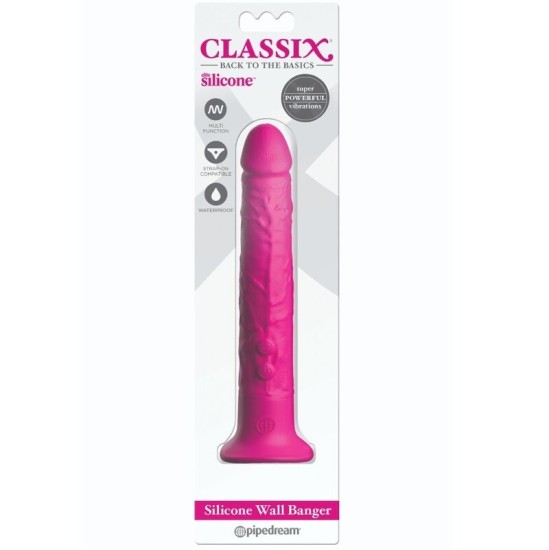 Classix SIENAS BANGER DILDO SILIKONS 15 CM ROZĀ