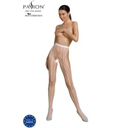 Passion Woman Garter & Stock PASSION - ECO COLLECTION ТЕЛЕНЬ-ЧУЛКИ ECO S007 БЕЛЫЙ