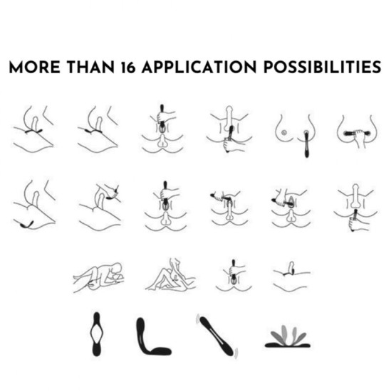 Satisfyer Vibrator SATISFYER ELASTIC JOY MULTI VIBRATOR - RED