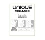 Uniq Megasex Exra Thin prezervatīvi bez lateksa 3 gab