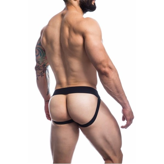 Cut4Men Stripe-Pink Jockstrap Rozā un melna