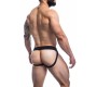 Cut4Men Stripe-Pink Jockstrap Rozā un melna