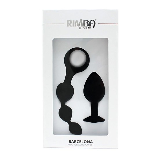 Rimba Toys Anal Pleasure Play komplekt Barcelona Black