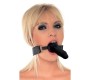 Latex Play Rimba Mouthgag with Penis