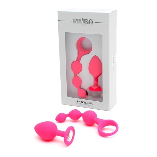 Rimba Toys Anal Pleasure Play komplekt Barcelona Pink