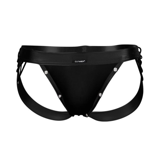 Cut4Men C4M14 Desire Jockstrap Leatherette Black