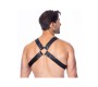 Bondage Play Adjustable Leather Harness with Buckles