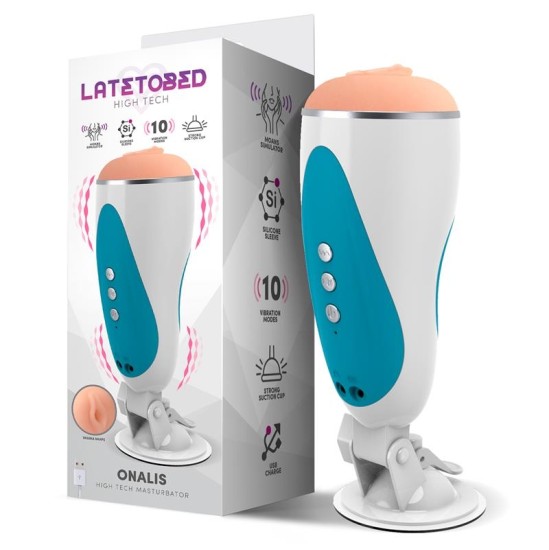 Latetobed Onalis High Tech Masturbator Moan and Vibrator System USB