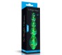 Lovetoy Glow in the Dark Glass Dildo Dark Twilight Gleam ahvatlevad kerad