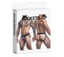 Cut4Men Stripe-Pink Jockstrap Rozā un melna