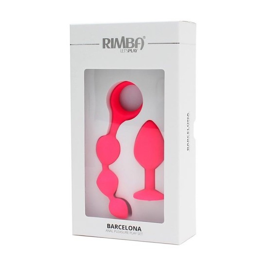 Rimba Toys Игровой набор для анального удовольствия Barcelona Pink