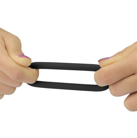 Lovetoy Pack of 3 Penis Ring Power Plus Black