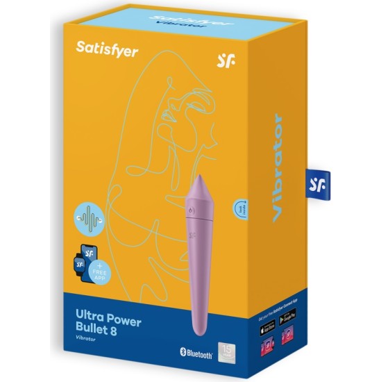 Satisfyer ULTRA POWER BULLET 8 С ПРИЛОЖЕНИЕМ СИРЕНЬ