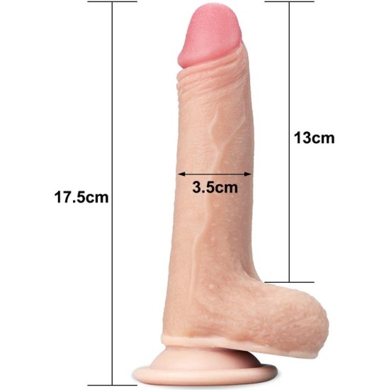 Lovetoy Dildo Sliding 7 Flesh