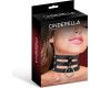 Cinderella Plata apkakle ar gredzenu Vegan Leather One Size