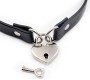 Cinderella Apkakle ar Heart Lock Vegan Leather One Size