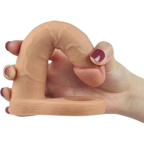 Lovetoy Dildo The Ultra Soft Double 6.25 Flesh