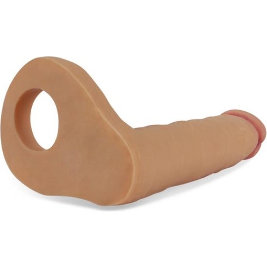 Lovetoy Dildo The Ultra Soft Double 6.25 Flesh