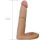 Lovetoy Dildo The Ultra Soft Double 6.25 Flesh