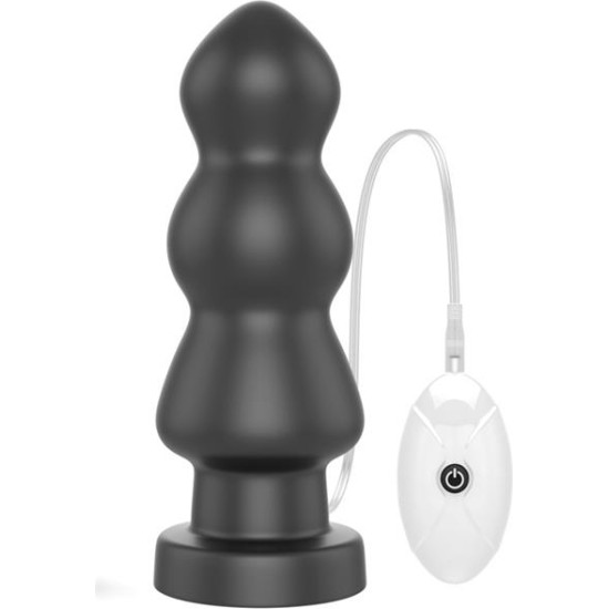 Lovetoy Vibrating Butt Plug King Sized 7.8 Black