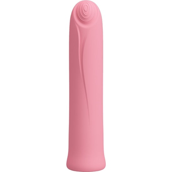 Pretty Love Flirtation PRETTY LOVE – CURTIS MINI SUPER POWER VIBRATOR 12 ROŽINĖS SILIKONINĖS VIBRAVIMO