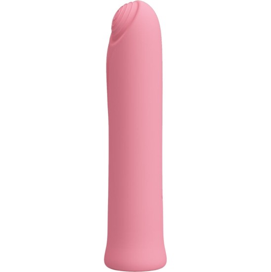 Pretty Love Flirtation PRETTY LOVE – CURTIS MINI SUPER POWER VIBRATOR 12 ROŽINĖS SILIKONINĖS VIBRAVIMO