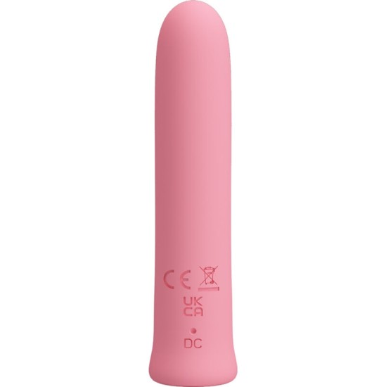 Pretty Love Flirtation PRETTY LOVE – CURTIS MINI SUPER POWER VIBRATOR 12 ROOSA SILIKOONVIBRATSIOONIGA