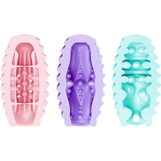 Prettylove Pack 15 Pieces Double Sided Masturbator Egg