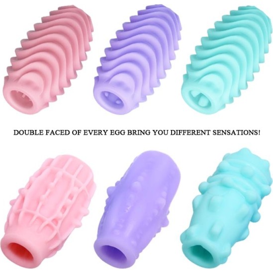 Prettylove Pack 15 Pieces Double Sided Masturbator Egg