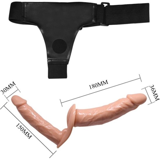 Prettylove Arn?s con Dildo Doble 7.1 + 5.9