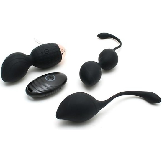 Rimba Toys Vibrējošs Kegel Ball Set Rimini Black