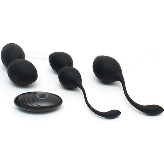 Rimba Toys Vibrējošs Kegel Ball Set Rimini Black