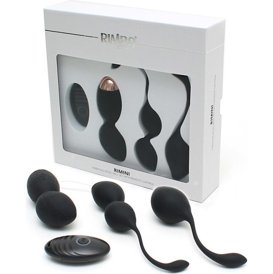 Rimba Toys Vibrējošs Kegel Ball Set Rimini Black