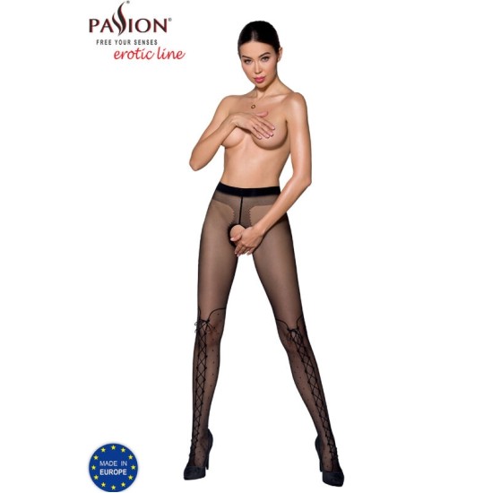 Passion Woman Garter & Stock PASSION — TIOPEN 009 STOCKING BLACK 1/2 (20 DEN)