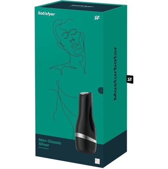 Satisfyer Men SATISFYER - MASTURBATOR MEN CLASSIC SILVER