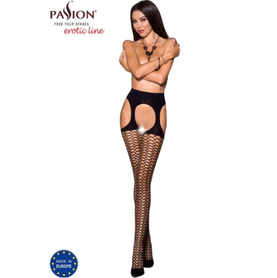 Passion Woman Garter & Stock PASSION — TIOPEN 004 STOCKING BLACK 1/2 (40 DEN)