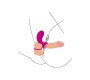 Xocoon COUPLES STIMULATOR RING FUCHSIA