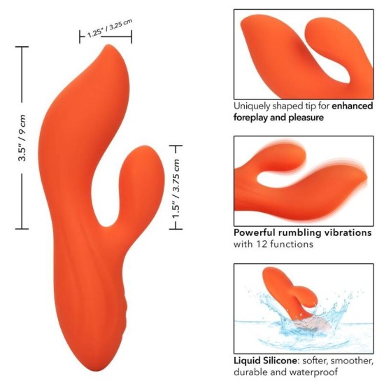 California Exotics STELLA DUAL TEASER ORANGE