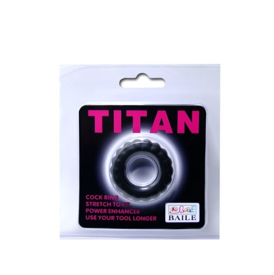 Baile For Him BAILE TITAN COCKRING BLACK 2CM