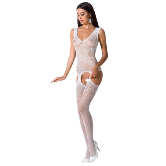 Passion Woman Bodystockings PASSION WOMAN BS062 WHITE BODYSTOCKING ONE SIZE