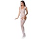 Passion Woman Bodystockings PASSION WOMAN BS062 WHITE BODYSTOCKING ONE SIZE