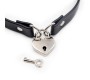 Cinderella Apkakle ar Heart Lock Vegan Leather One Size