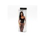 Amorable Rimba Corset, Thong and Stocking Black